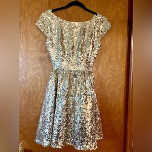 Gold Sparkly Party Dress